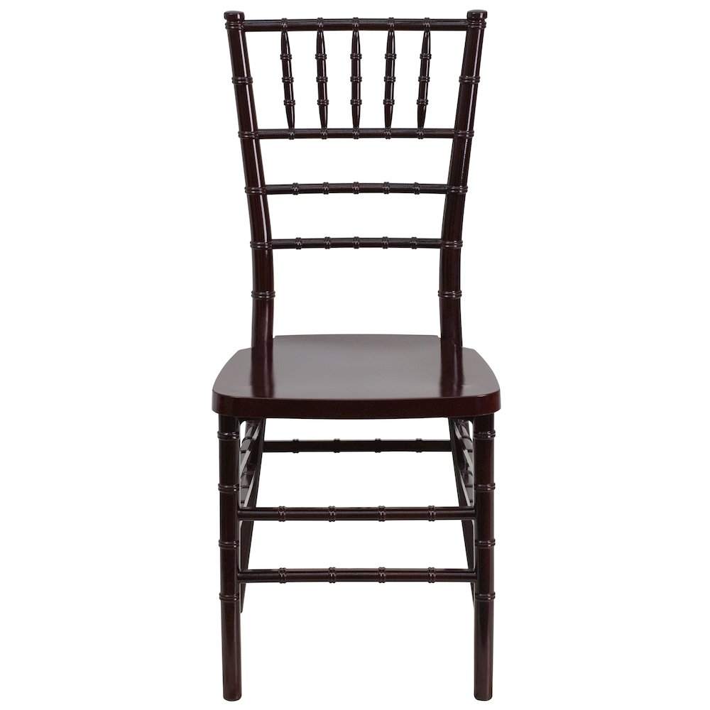 PREMIUM Mahogany Resin Stacking Chiavari Chair. Picture 10