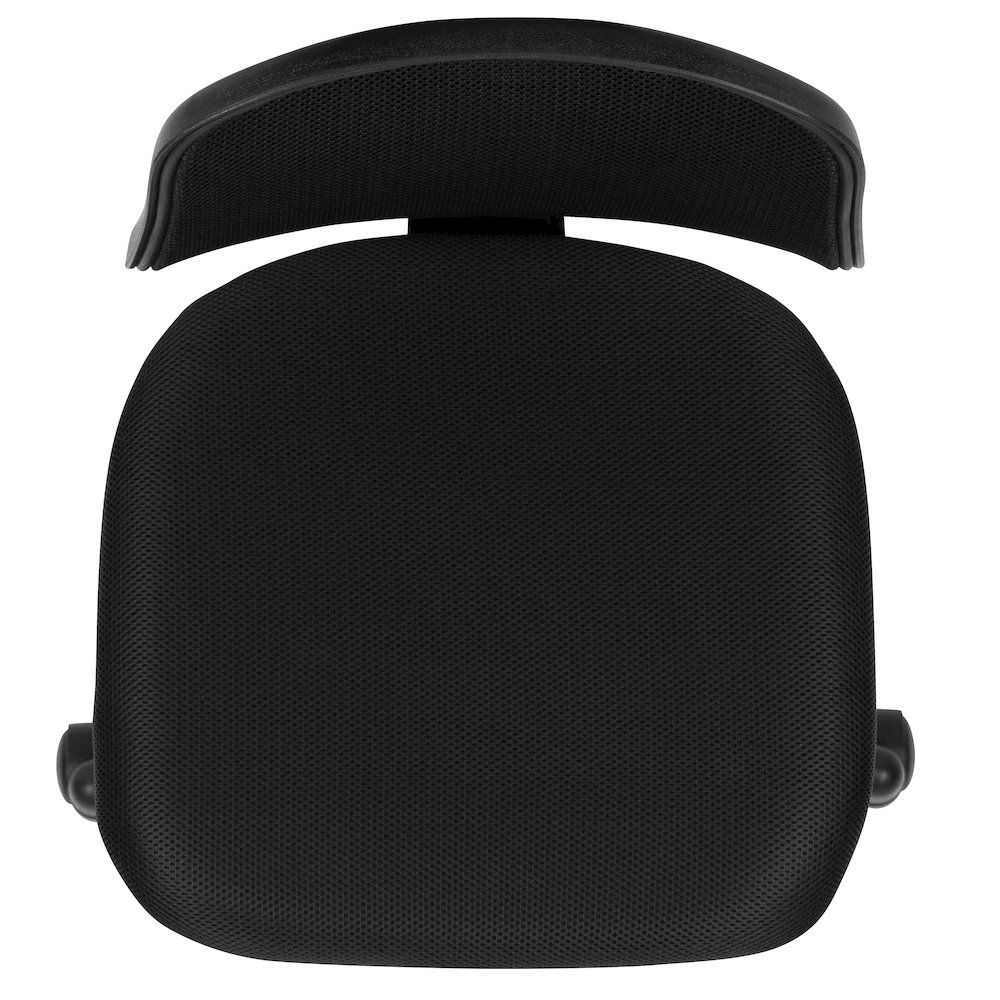 Fundamentals Mid-Back Black Mesh Swivel Task Office Chair with Pivot Back. Picture 12