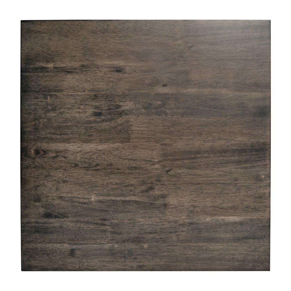 End Table with X-Frame Design, Acacia Gray Top/Rustic White Frame. Picture 10
