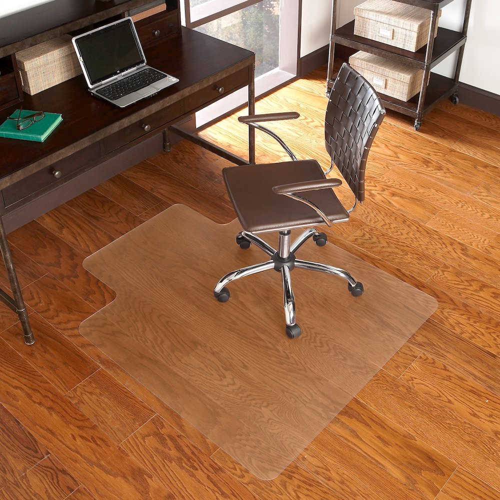 36'' x 48'' Hard Floor Chair Mat with Lip. Picture 2