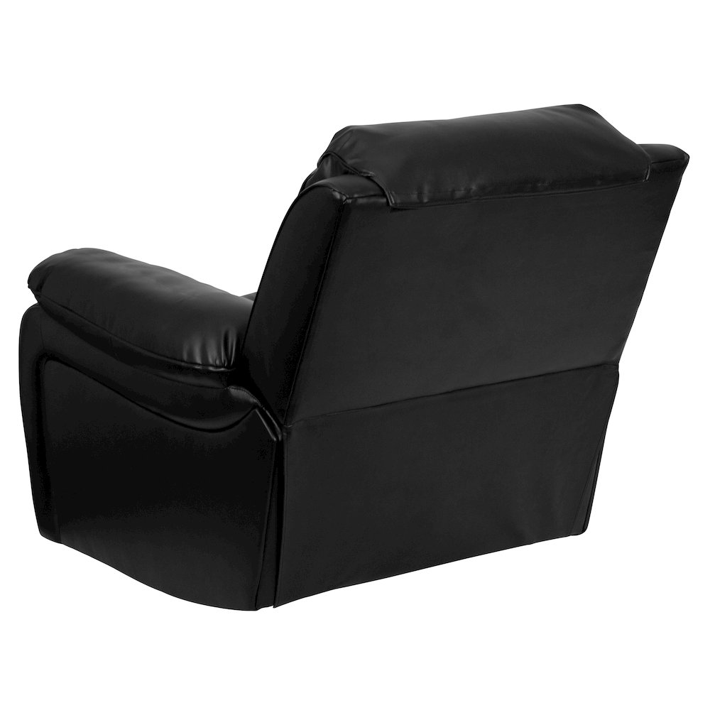 Black LeatherSoft Rocker Recliner. Picture 3