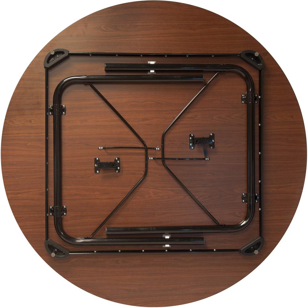 5 ft. Round High Pressure Laminate Folding Banquet Table. Picture 3