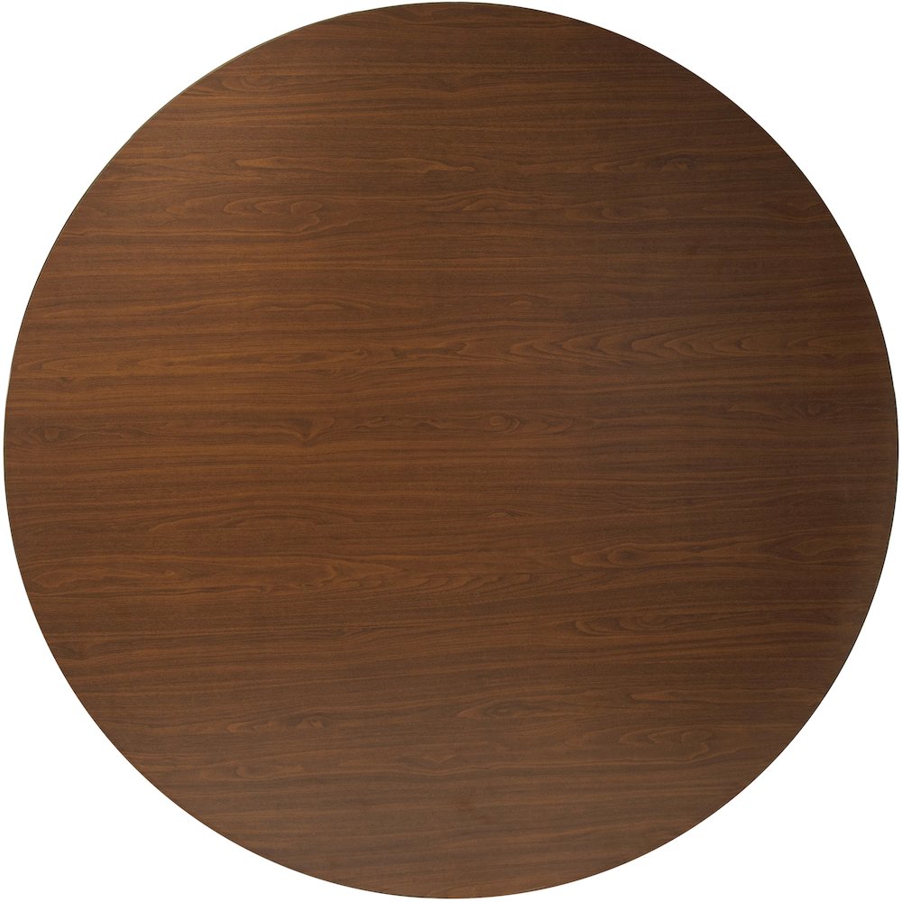 5 ft. Round High Pressure Laminate Folding Banquet Table. Picture 1
