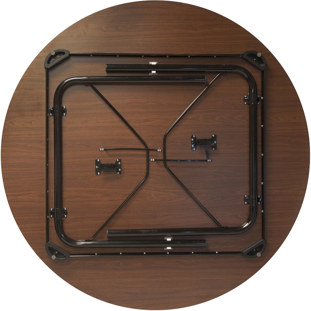 5 ft. Round High Pressure Laminate Folding Banquet Table. Picture 3