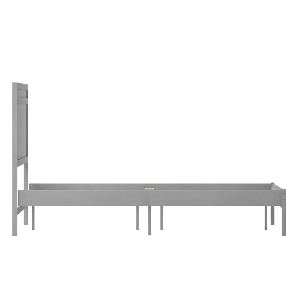 Modern Full Size Wooden Platform Bed with Headboard. Picture 9