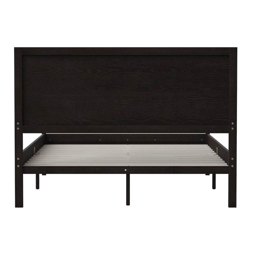 Modern Full Size Wooden Platform Bed with Headboard. Picture 8