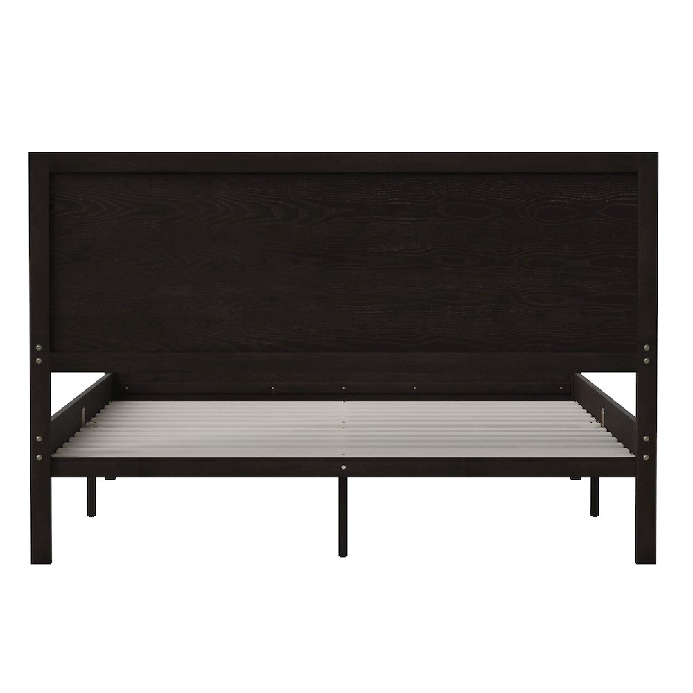 Modern Queen Size Wooden Platform Bed with Headboard. Picture 8