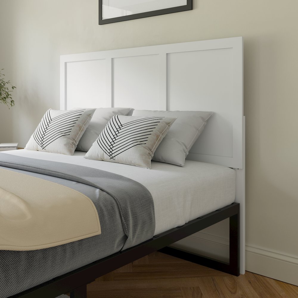 Contemporary Full Size Raised Panel Headboard. Picture 2