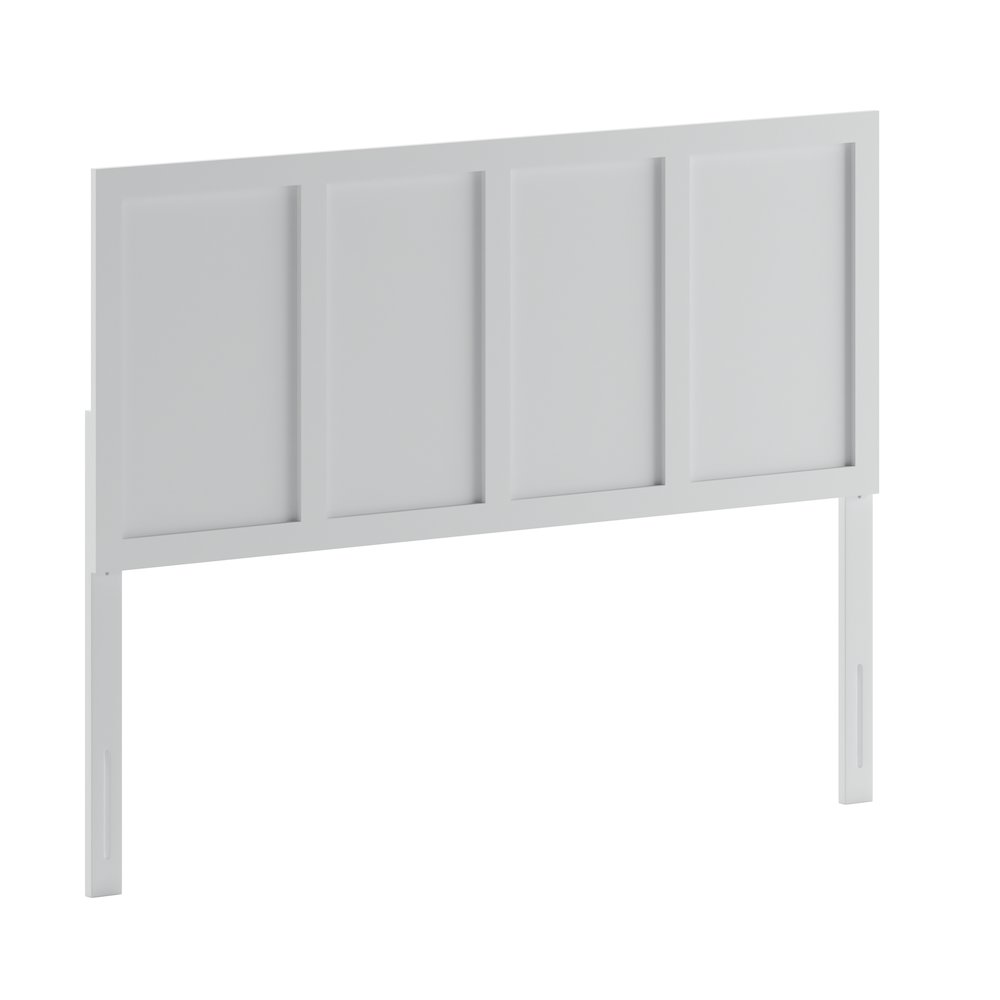 Contemporary Queen Size Raised Panel Headboard. Picture 1