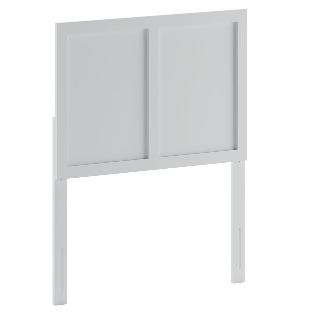 Contemporary Twin Size Raised Panel Headboard. Picture 1