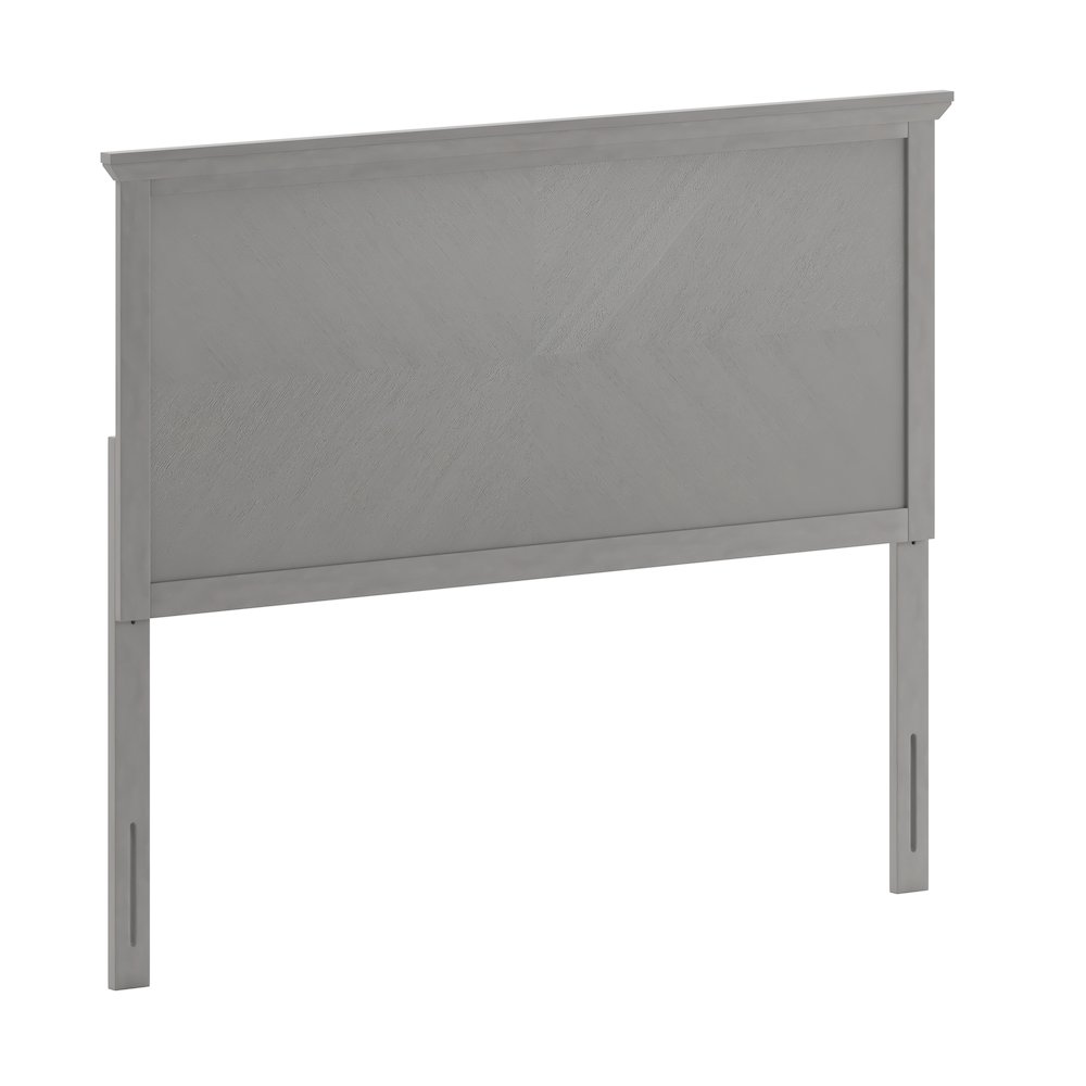 Contemporary Full Size Herringbone Pattern Headboard. Picture 1