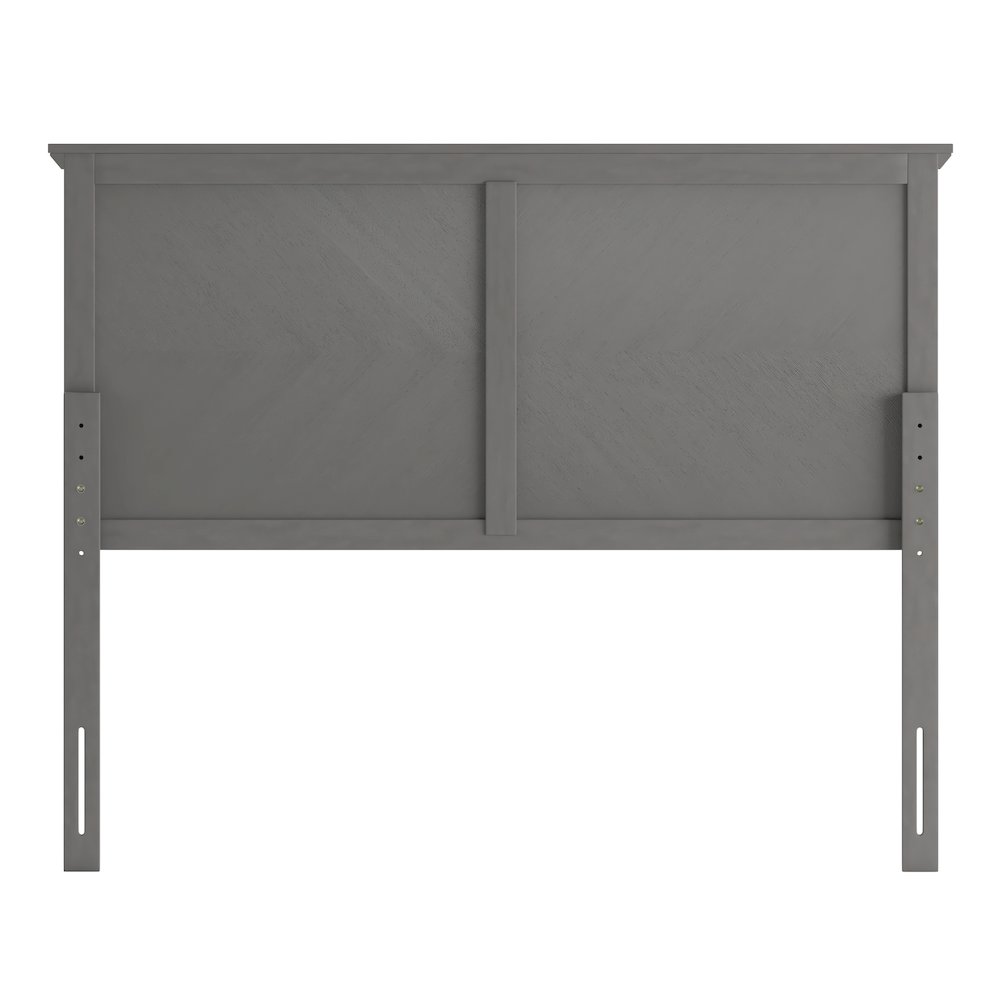 Contemporary Full Size Herringbone Pattern Headboard. Picture 8