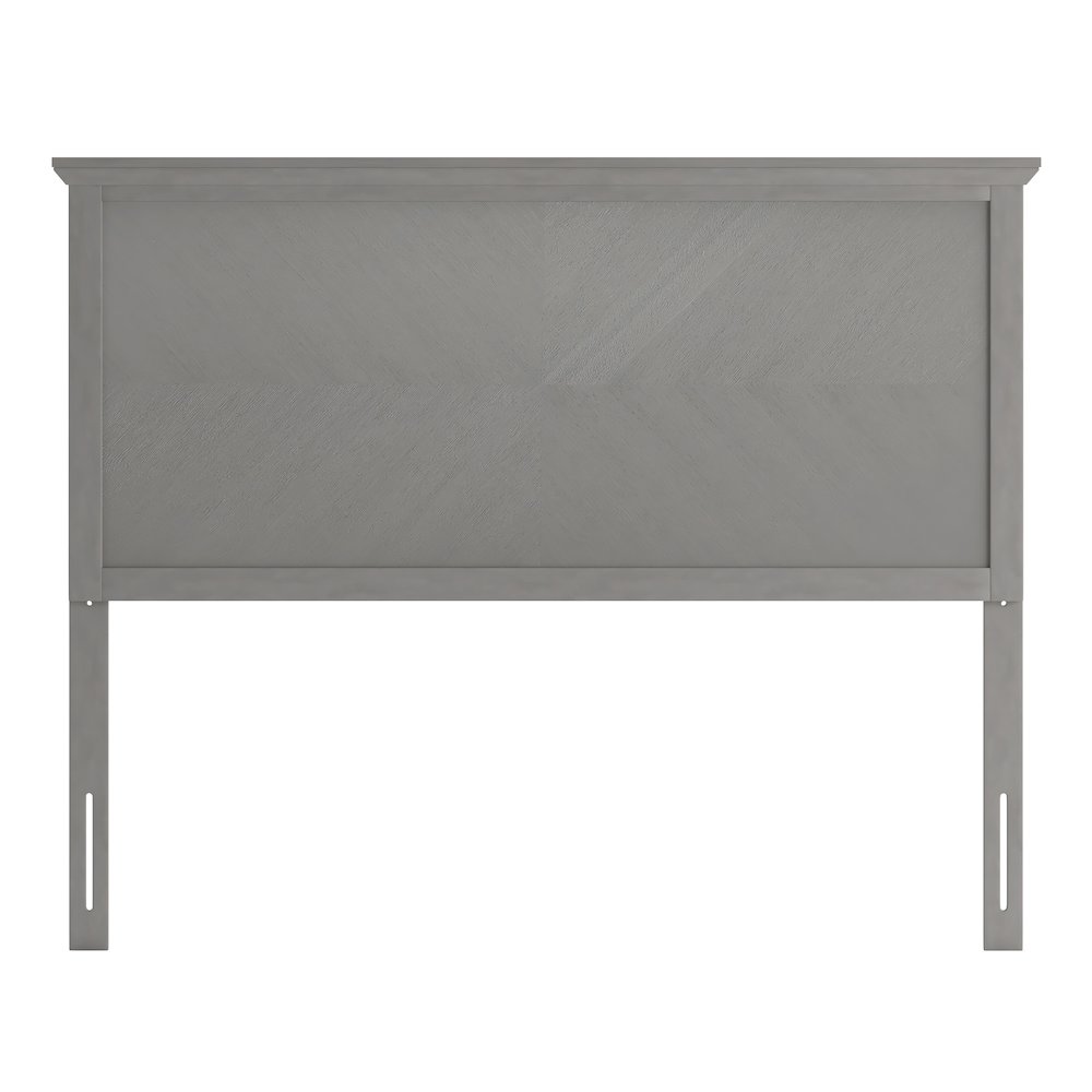 Contemporary Full Size Herringbone Pattern Headboard. Picture 10