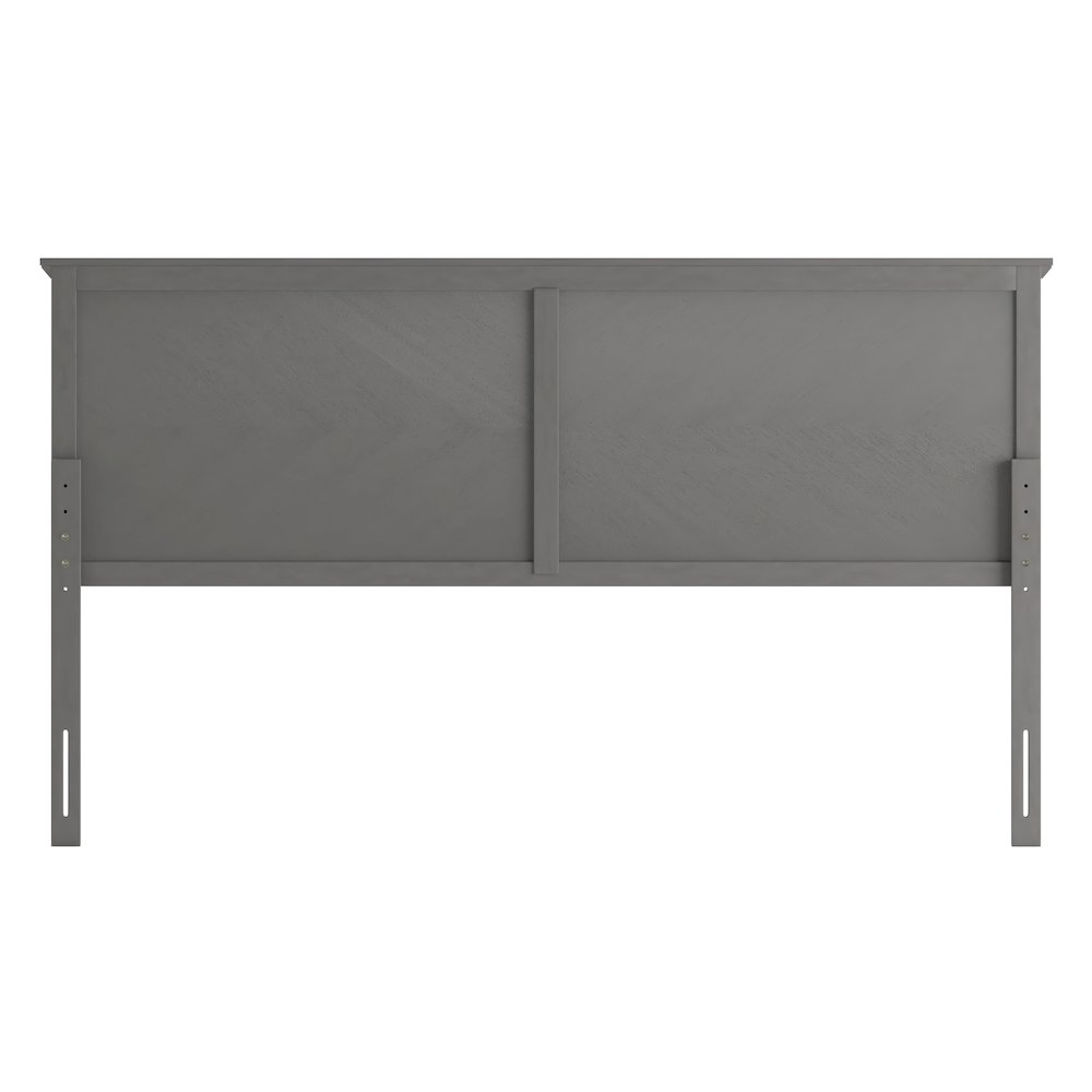 Contemporary King Size Herringbone Pattern Headboard. Picture 8