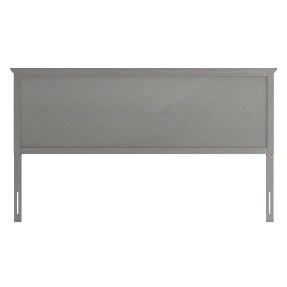 Contemporary King Size Herringbone Pattern Headboard. Picture 10