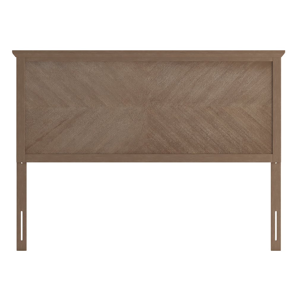 Contemporary Queen Size Herringbone Pattern Headboard. Picture 10