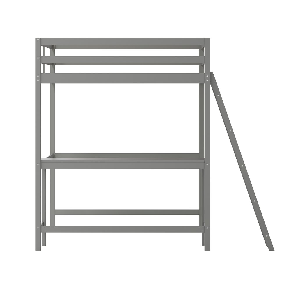 Full Loft Bed Frame with Desk. Picture 10