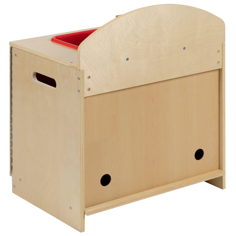 Children's Wooden Kitchen Sink for or Home Use - Safe, Kid Friendly Design. Picture 9
