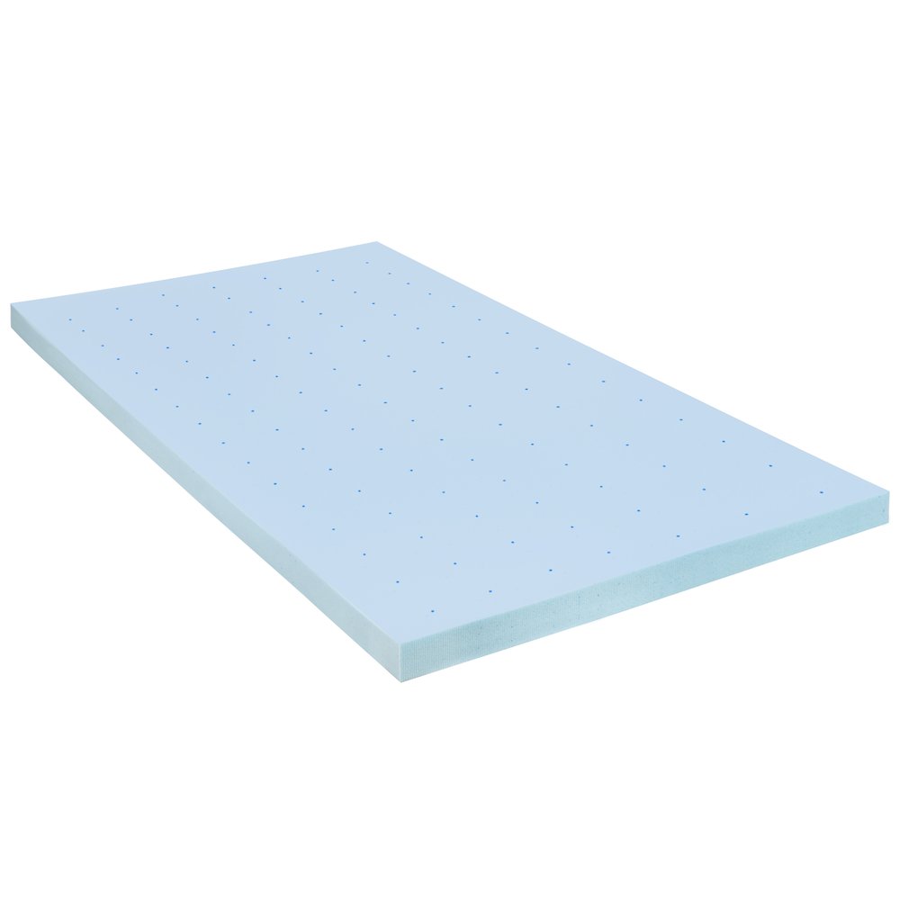 3 inch Cool Gel Mattress Topper with CertiPUR-US Certified Memory Foam - Twin. Picture 1