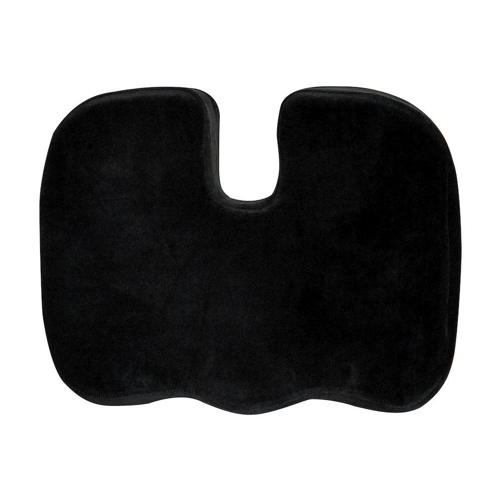 Seat Cushion for Office Chair - 100% Memory Foam - Pillow for Sitting, Black. Picture 10