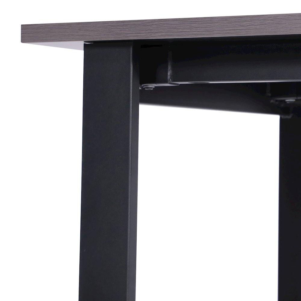 Contemporary 48x24 Commercial Grade Conference Table, Gray Oak. Picture 8
