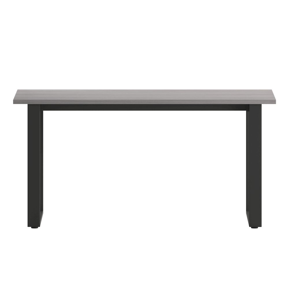 Contemporary 60x24 Commercial Grade Conference Table, Gray Oak. Picture 10