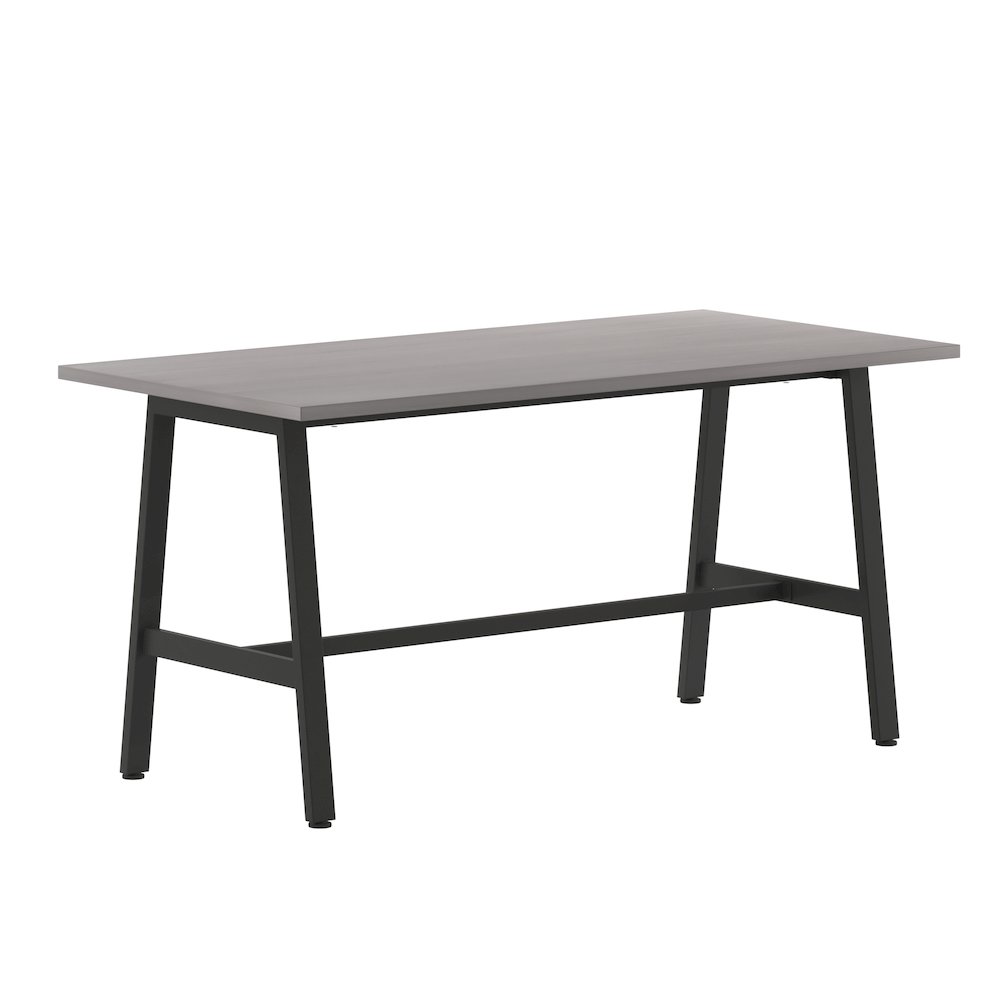 Contemporary 60x30 Commercial Grade Conference Table, Gray Oak. Picture 1