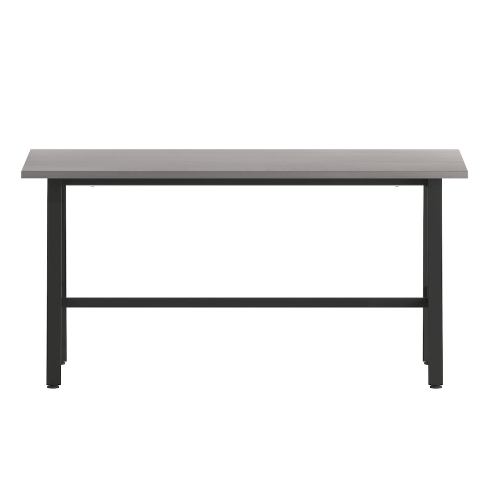 Contemporary 60x30 Commercial Grade Conference Table, Gray Oak. Picture 10