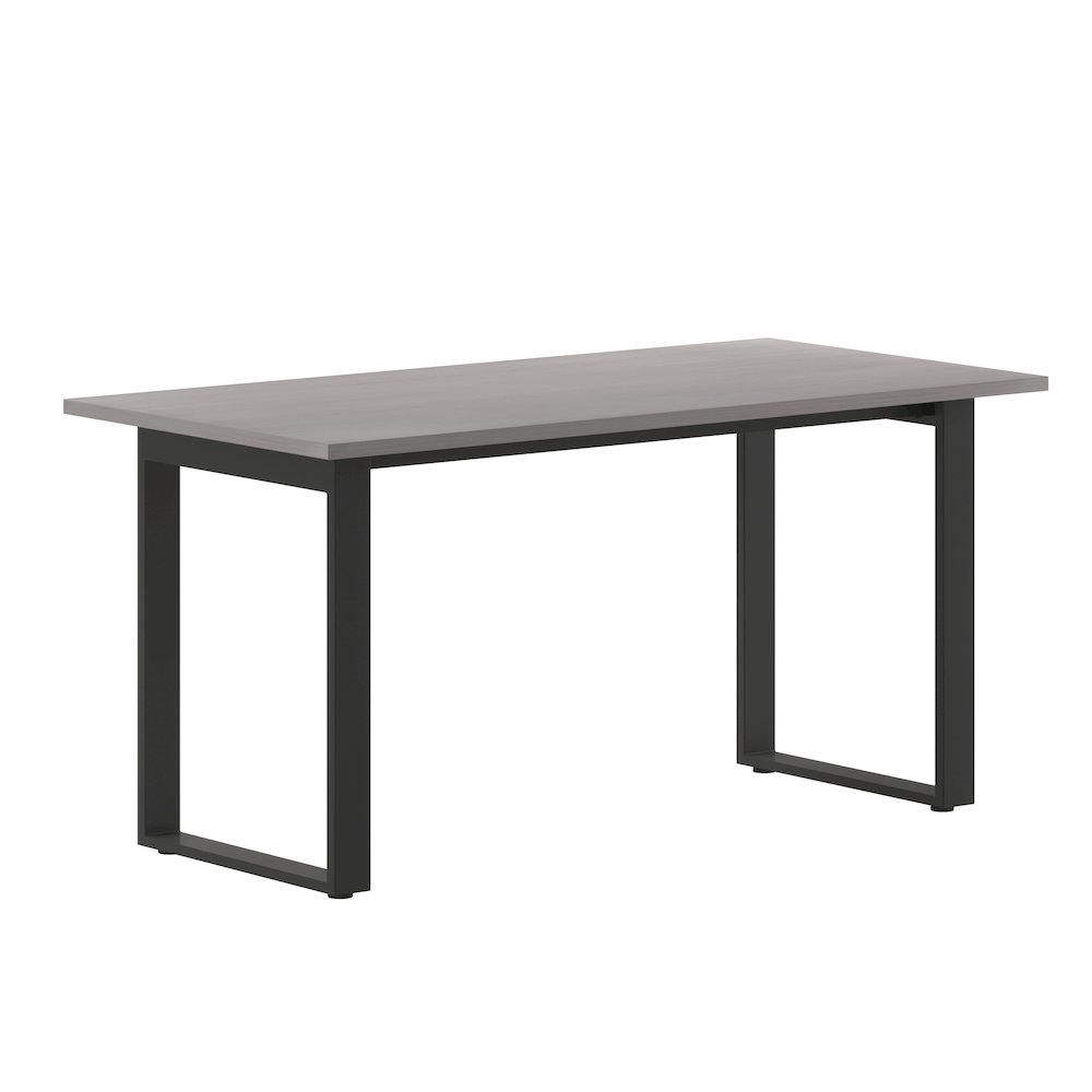 Contemporary 60x30 Commercial Grade Conference Table, Gray Oak. Picture 1