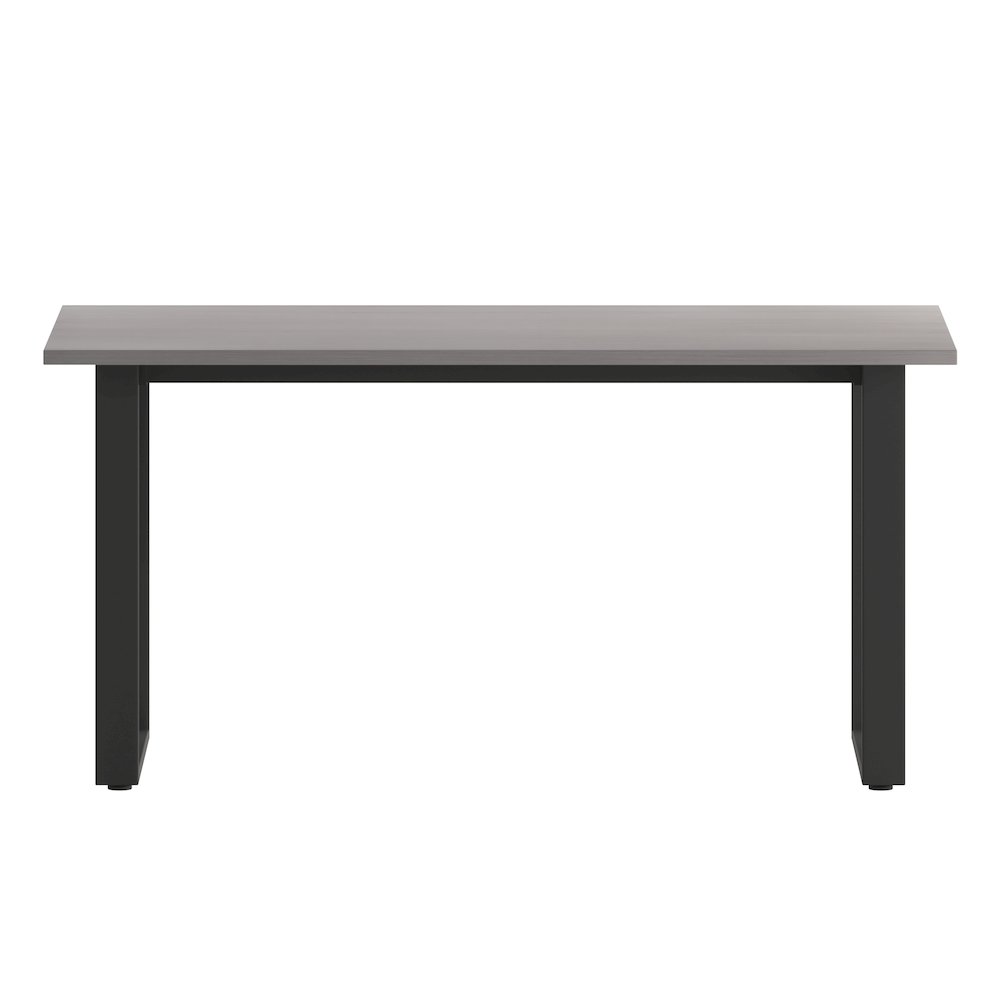 Contemporary 60x30 Commercial Grade Conference Table, Gray Oak. Picture 10