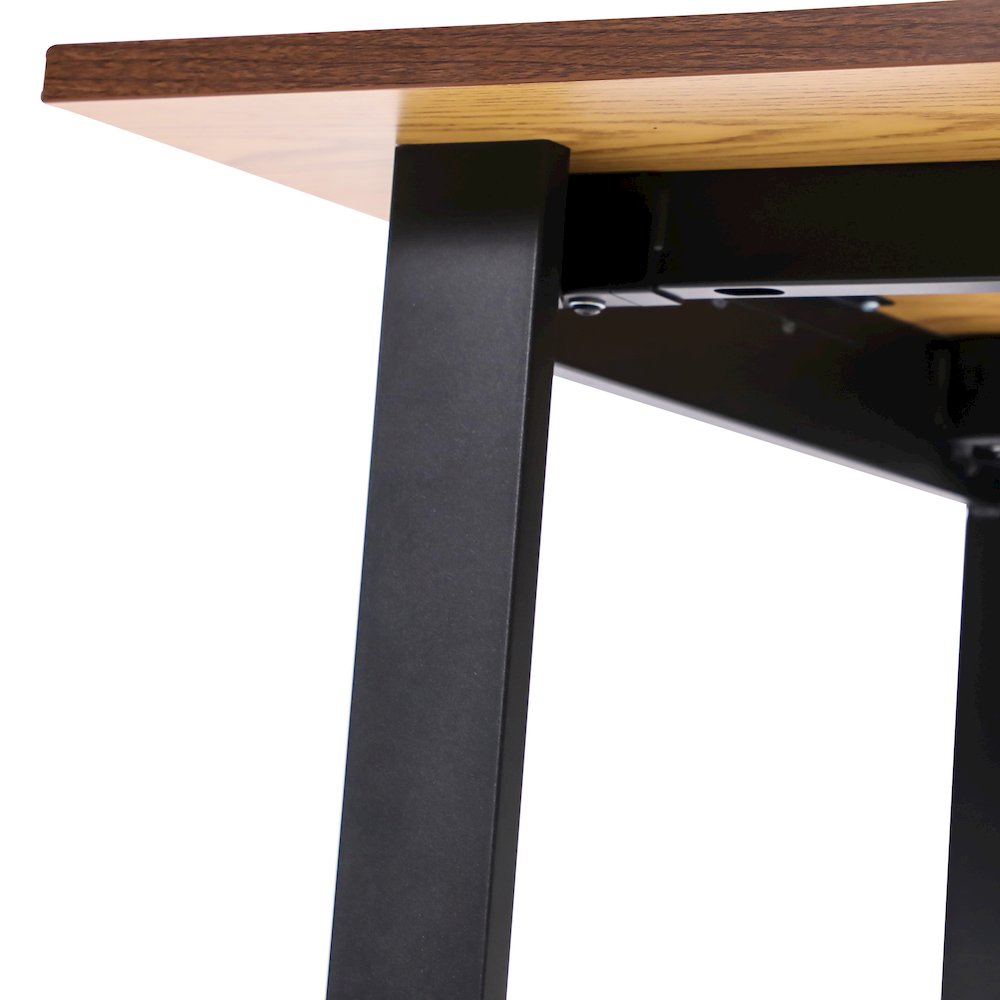 Contemporary 60x30 Commercial Grade Conference Table, Walnut. Picture 8