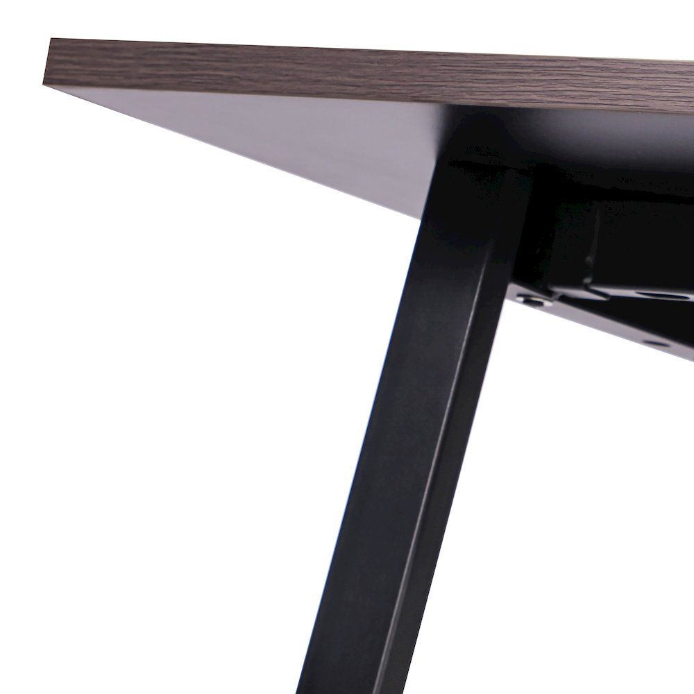 Contemporary 72x36 Commercial Grade Conference Table, Gray Oak. Picture 7