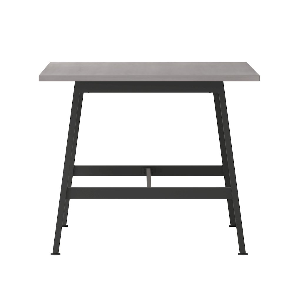 Contemporary 72x36 Commercial Grade Conference Table, Gray Oak. Picture 8
