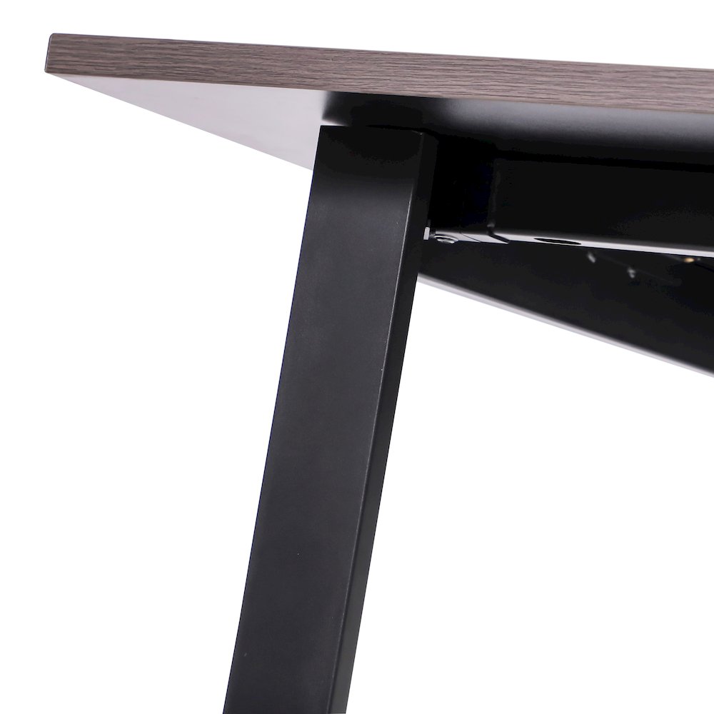 Contemporary 72x36 Commercial Grade Conference Table, Gray Oak. Picture 7