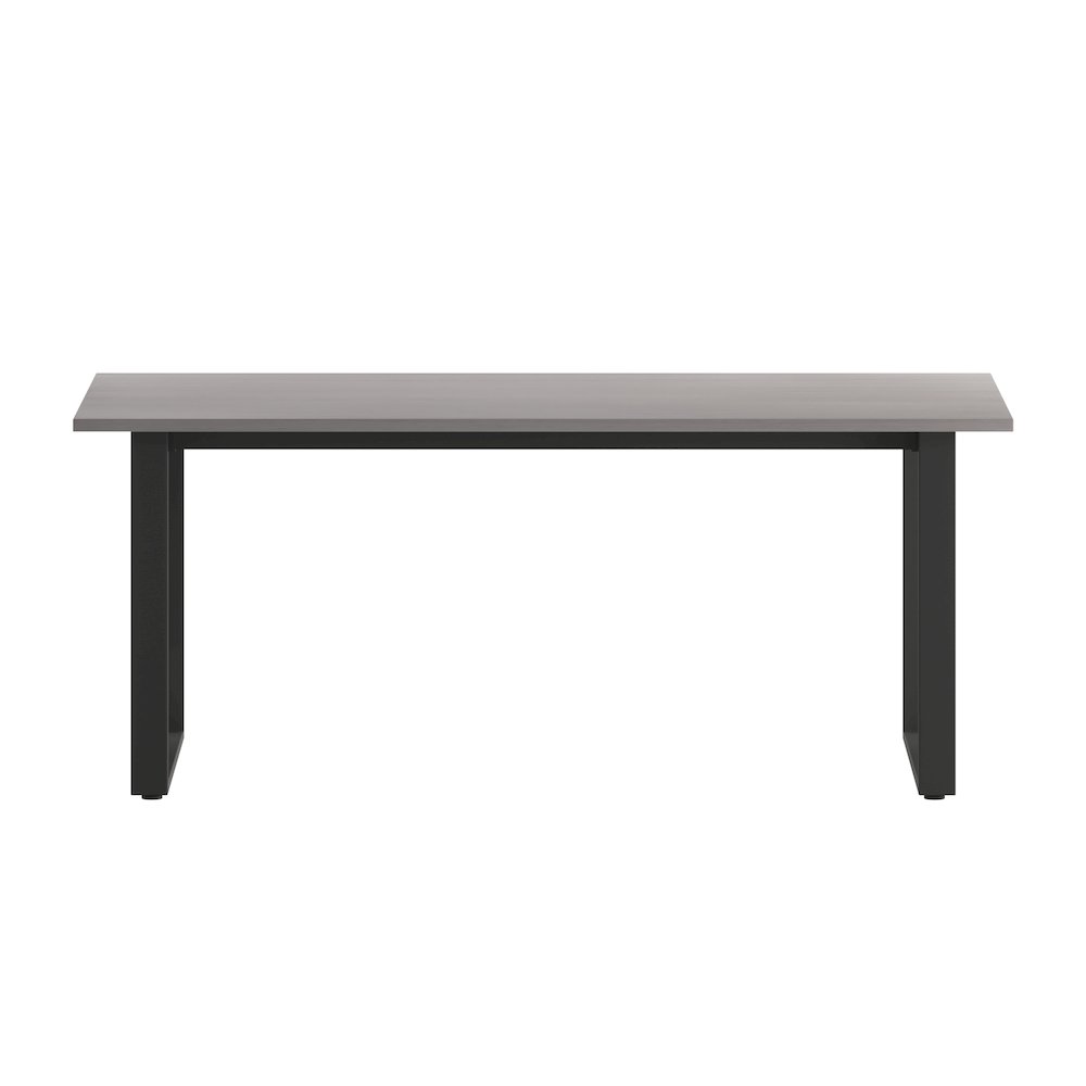 Contemporary 72x36 Commercial Grade Conference Table, Gray Oak. Picture 9
