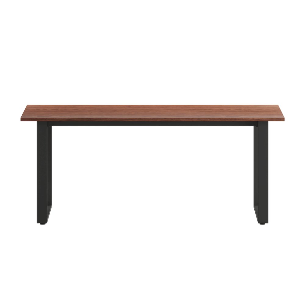 Contemporary 72x36 Commercial Grade Conference Table, Walnut. Picture 9