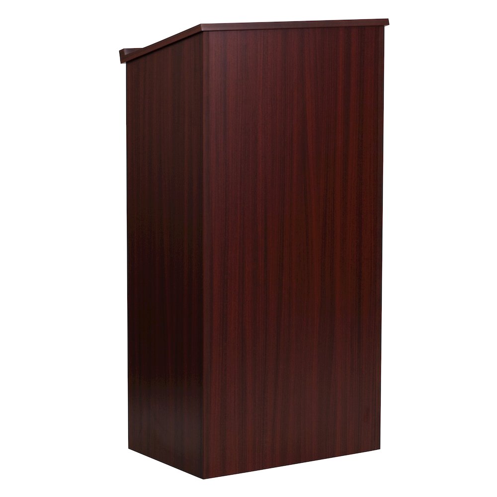 Stand-Up Wood Lectern in Mahogany. Picture 8