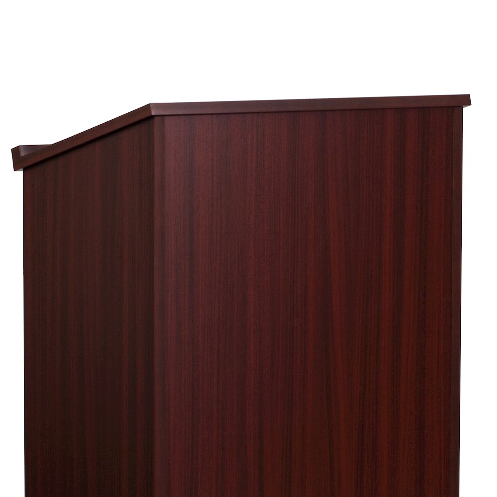 Stand-Up Wood Lectern in Mahogany. Picture 12