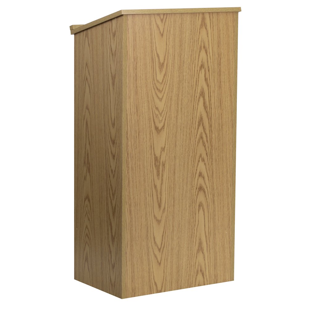 Stand-Up Wood Lectern in Oak. Picture 4