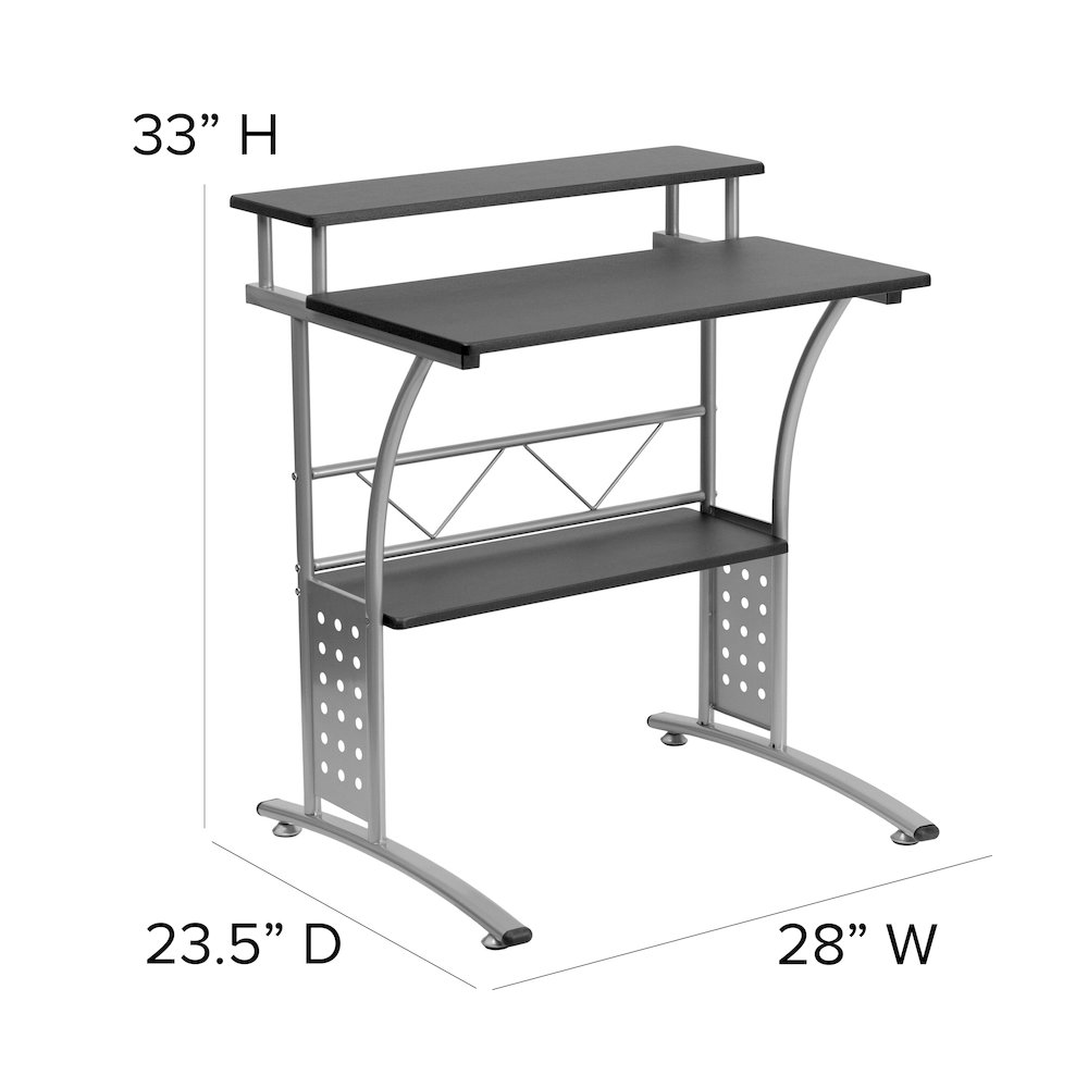 Black Computer Desk. Picture 5