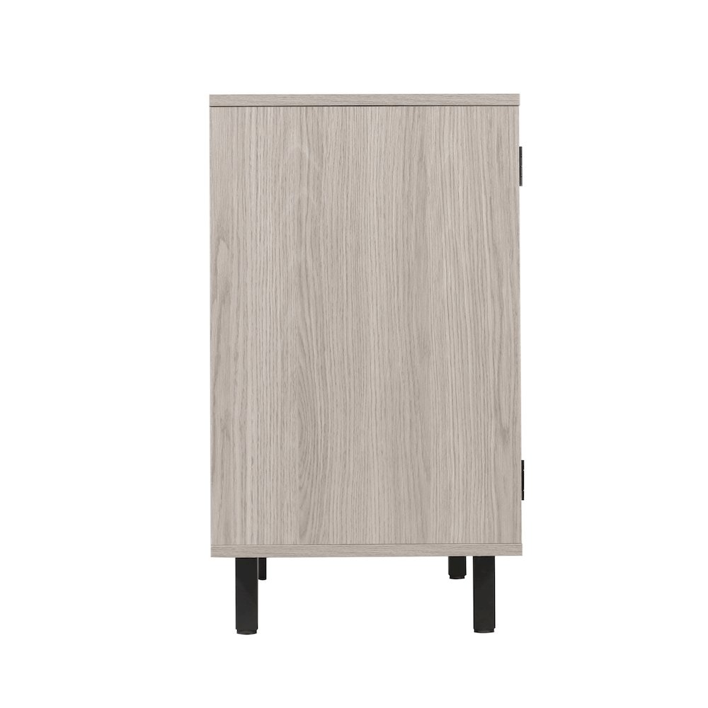 Traditional Bar and Sideboard Storage Cabinet, Gray. Picture 9
