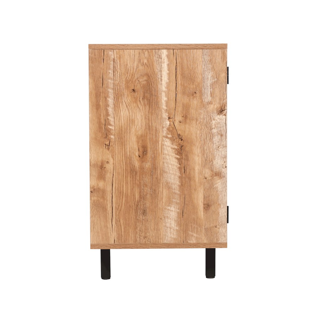 Traditional Bar and Sideboard Storage Cabinet, Light Brown. Picture 9