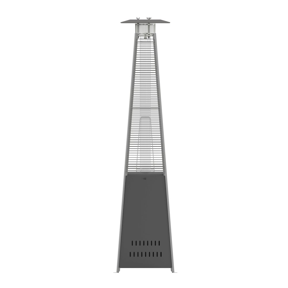 Contemporary Outdoor Patio Heater with Wheels. Picture 10
