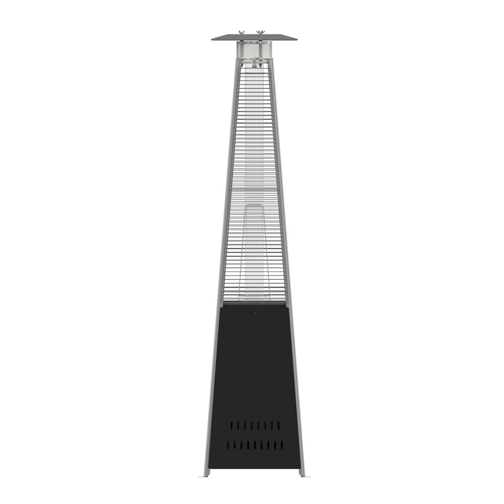 Contemporary Outdoor Patio Heater with Wheels. Picture 10
