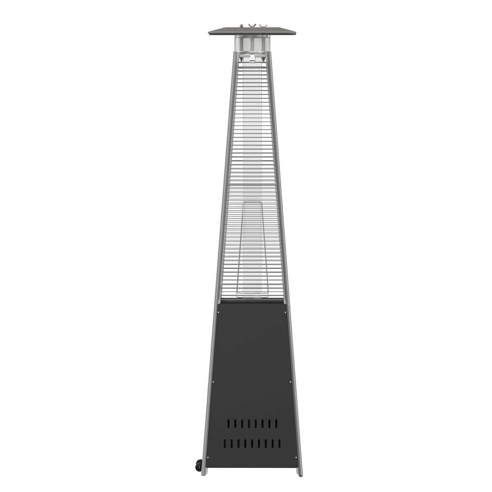 Contemporary Outdoor Patio Heater with Wheels. Picture 9