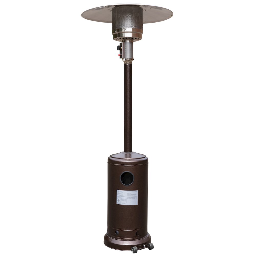 Bronze Stainless Steel Propane Heater with Wheels-7.5 Feet Tall. Picture 8
