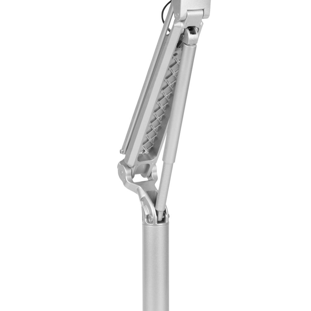 Mobile Sit-Down, Stand-Up Black Computer Ergonomic Desk with 28.25"W Top (Adjustable Range 29" - 41"). Picture 8