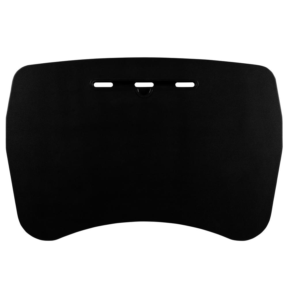 Mobile Sit-Down, Stand-Up Black Computer Ergonomic Desk with 28.25"W Top (Adjustable Range 29" - 41"). Picture 10