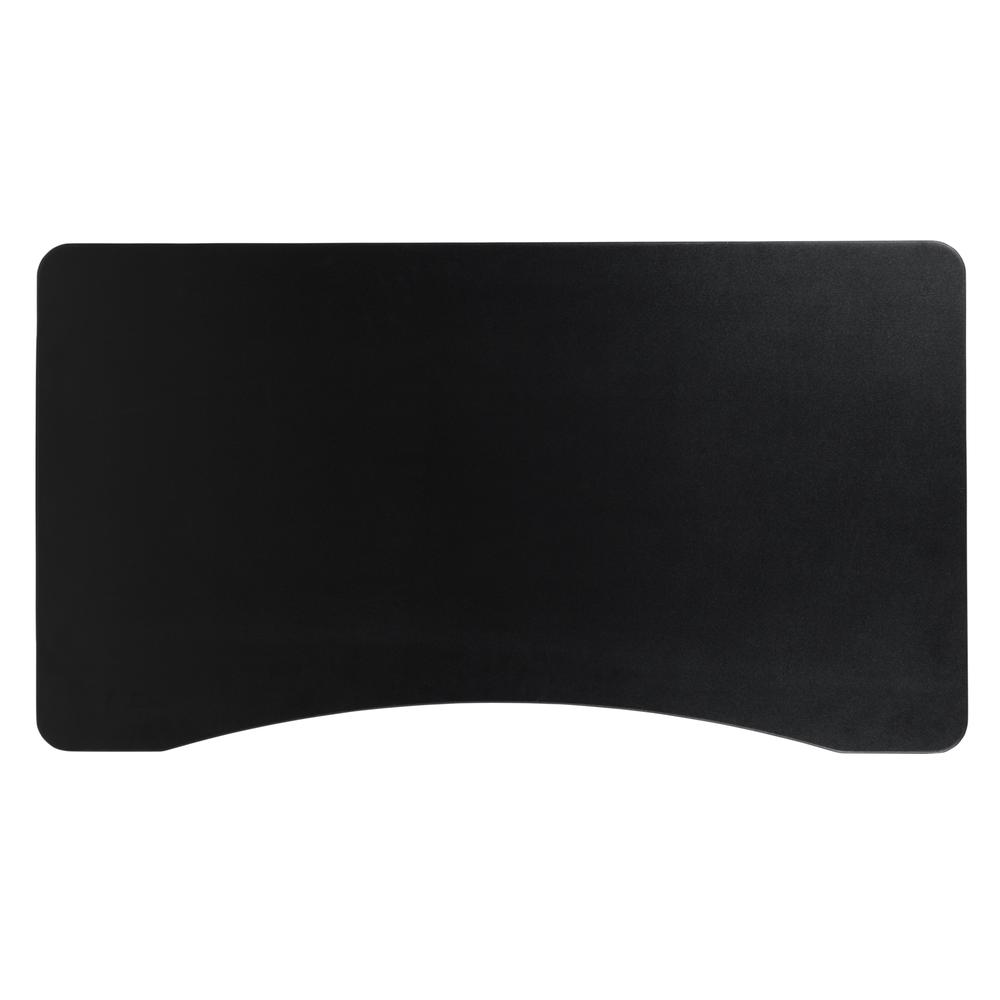 Sit-Down, Stand-Up Black Computer Ergonomic Desk with 37.375"W Top (Adjustable Range 29" - 40.75"). Picture 9