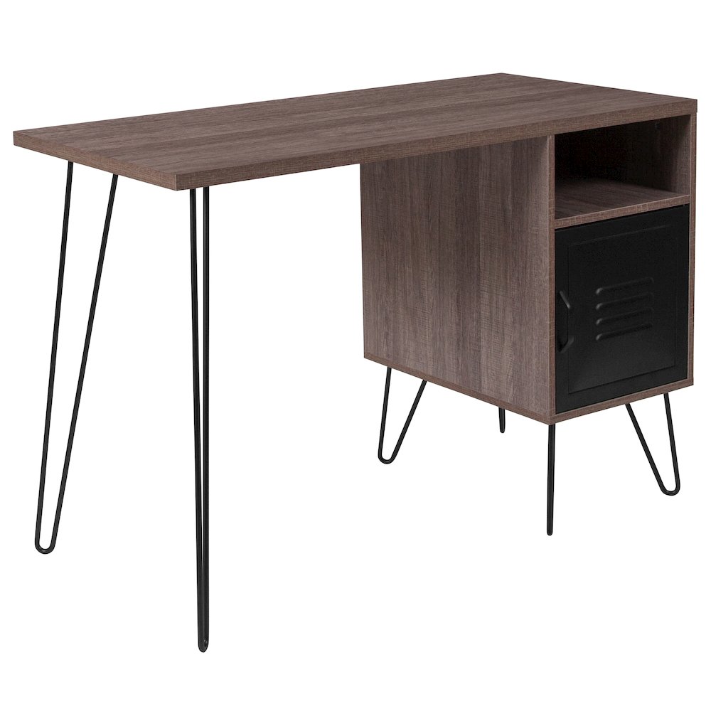 Contemporary Style Computer Desk. Picture 1